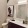 spacious single vanity bathroom with walk in closet