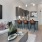Open living area with room for seating and barstools