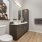 spacious single vanity bathroom